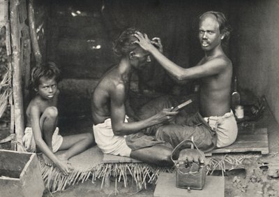 Tamilischer Barbier, 1926 von Unbekannt