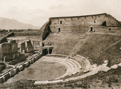 Teatro tragico, Pompeji, Italien, um 1900er Jahre von Unbekannt