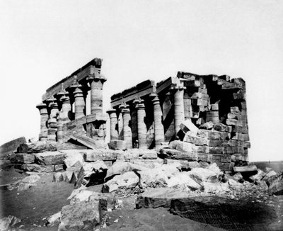 Tempel von Maharrakah, Nubien, Ägypten, 19. Jahrhundert von Unbekannt