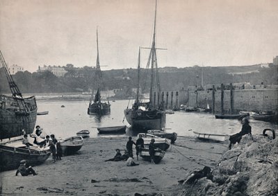 Tenby - Im Hafen, 1895 von Unbekannt