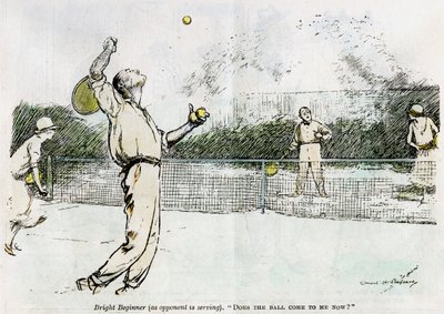 Tennis, 1920 von Unbekannt