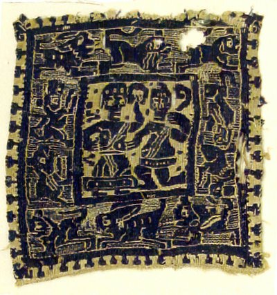 Textilfragment, koptisch, frühes 6. Jahrhundert von Unbekannt