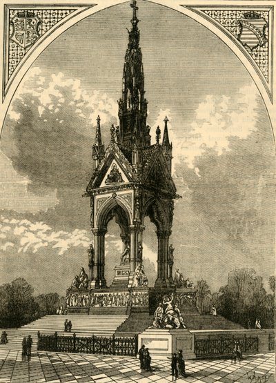 Das Albert Memorial, ca. 1876 von Unbekannt
