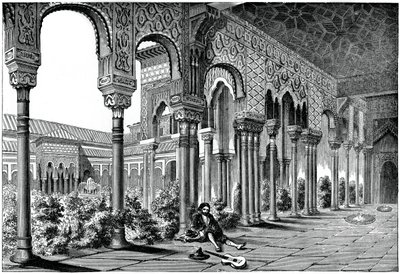Der Alhambra-Palast, Granada, Spanien, 1870 von Unbekannt