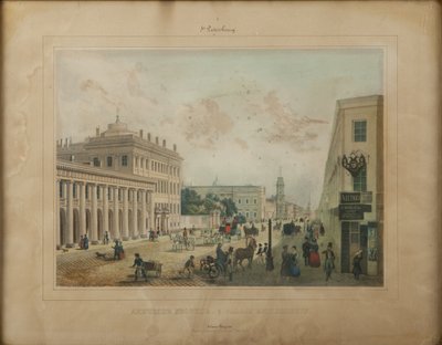 Der Anichkov-Palast in Sankt Petersburg, Ende der 1840er Jahre von Unbekannt