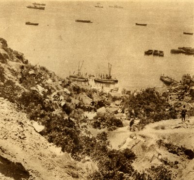 Die Anzac-Kolonie in Gallipoli, Gaba Tepe von Unbekannt