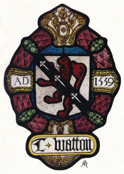 Die Wappen von Thomas Watton von Unbekannt