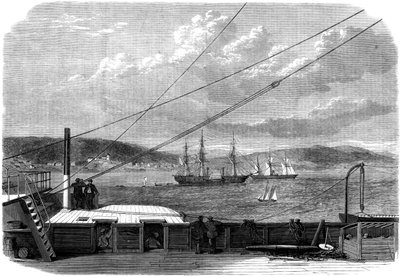 Die Atlantik-Telegraphenexpedition, Content Bay, Neufundland, 1866 von Unbekannt