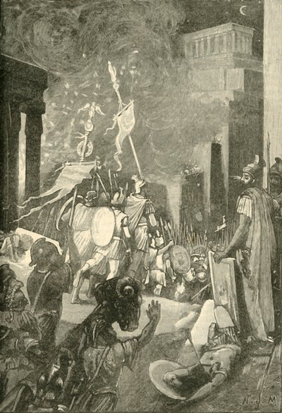 Der Angriff auf die Zitadelle von Karthago, 1890 von Unbekannt