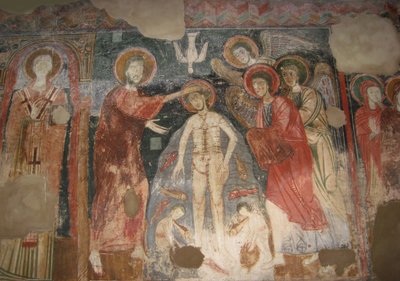 Die Taufe Christi, ca. 950 von Unbekannt