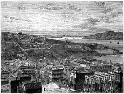Die Bucht von San Francisco, Amerika von Unbekannt
