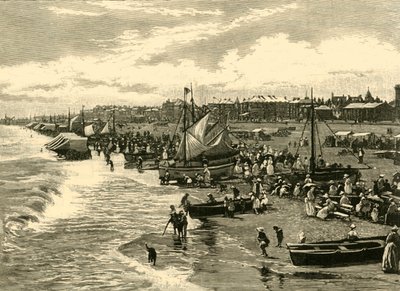 Der Strand, Yarmouth, 1898 von Unbekannt