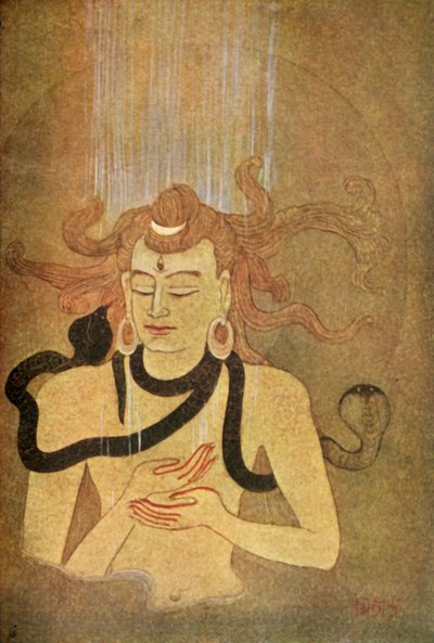Die Geburt von Ganga, 1920 von Unbekannt