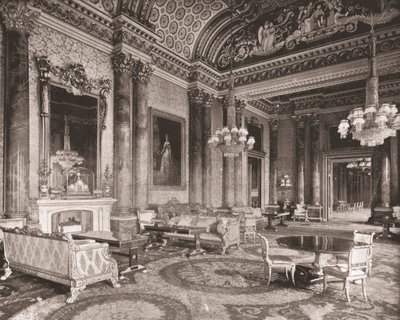 Der Blaue Salon, Buckingham Palace, London, 1894 von Unbekannt