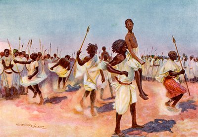 Der Borana Bororansi Tanz, Somaliland von Unbekannt