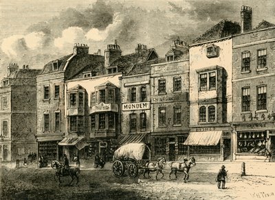 The Borough, High Street, 1825, um 1878 von Unbekannt