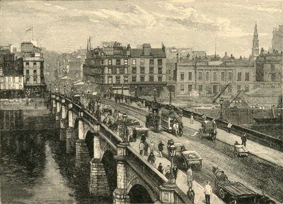 Die Broomielaw-Brücke, Glasgow von Unbekannt
