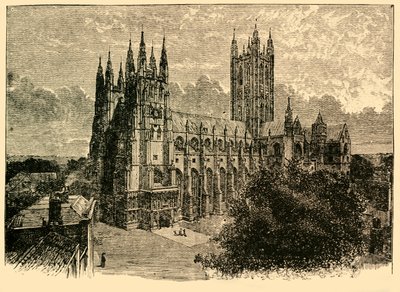 Die Kathedrale von Südwesten, 1898 von Unbekannt