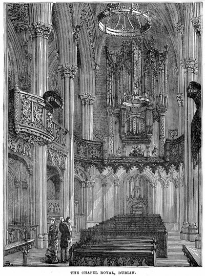 Die Königliche Kapelle, Dublin, 19. Jahrhundert von Unbekannt