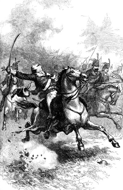 Der Angriff von Pulaski, ca. 1880 von Unbekannt