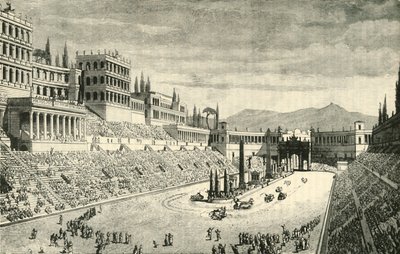 Das Circus Maximus, Restaurierung, 1890 von Unbekannt