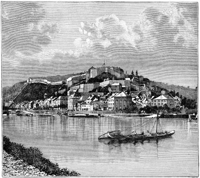 Die Zitadelle von Namur, 1898 von Unbekannt
