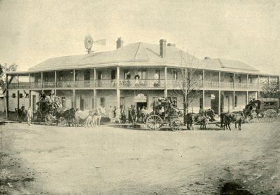 Das Club House Hotel, Narrabri von Unbekannt