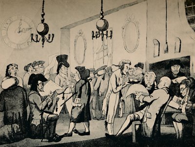 Das Kaffeezimmer bei Lloyds von Unbekannt