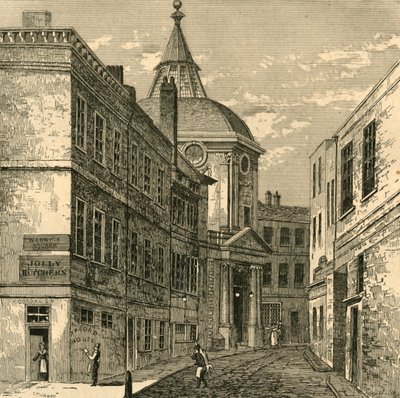 Das College der Ärzte, Warwick Lane, 1868, 1897 von Unbekannt