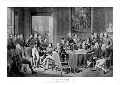 Der Wiener Kongress, 1814-1815, 1900 von Unbekannt