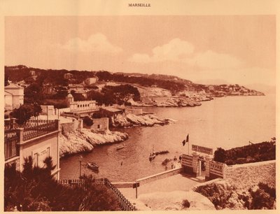 Die Corniche, Marseille, 1930 von Unbekannt