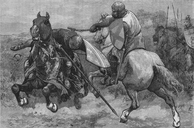 Der Tod von Bohun, 16. März 1322, ca. 1880 von Unbekannt