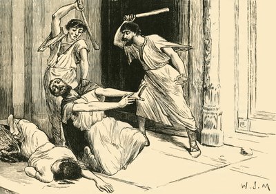 Der Tod des Tiberius Gracchus, 1890 von Unbekannt