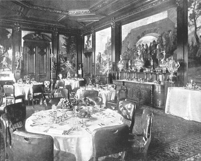 Der Speisesaal in Sandringham, Norfolk, 1894 von Unbekannt