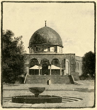 Der Felsendom, Jerusalem, 1890 von Unbekannt