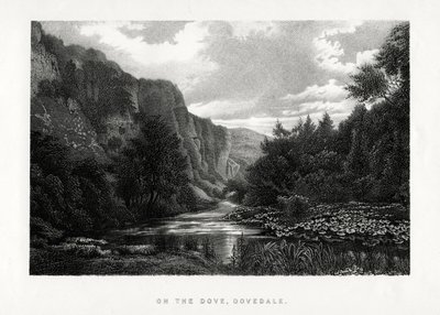 Die Taube, Dovedale, Derbyshire, 1896 von Unbekannt