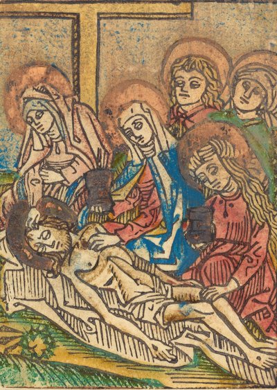 Die Einbalsamierung Christi, um 1480-1490 von Unbekannt
