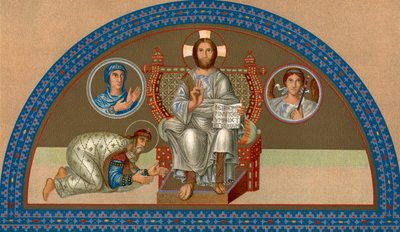 Der thronende Christus, 1902 von Unbekannt