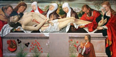 Die Grablegung Christi, ca. 1490-1500 von Unbekannt