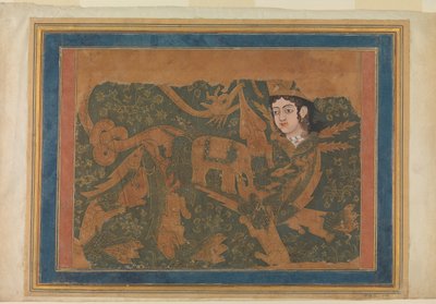 Das fabelhafte Wesen Buraq, ca. 1660-80 von Unbekannt