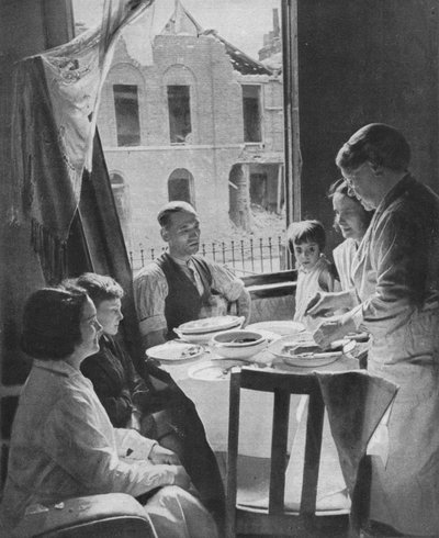 Die Familie muss essen, ca. 1940-1942 von Unbekannt