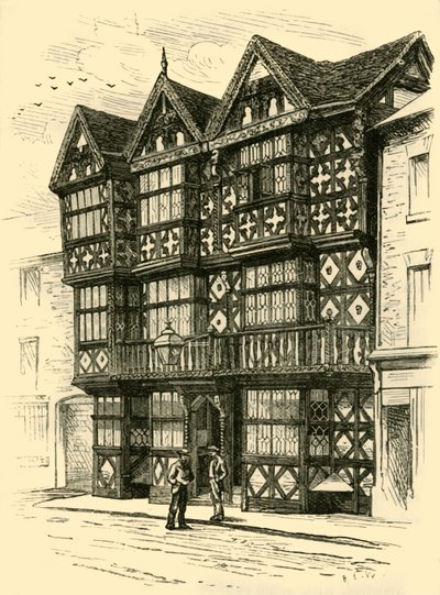 The Feathers Hotel, 1898 von Unbekannt