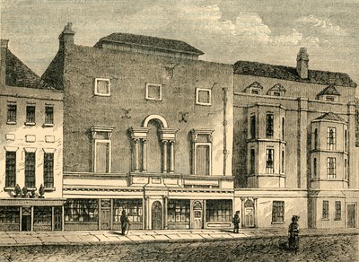 Die erste Royal Academy, um 1740, 1881 von Unbekannt