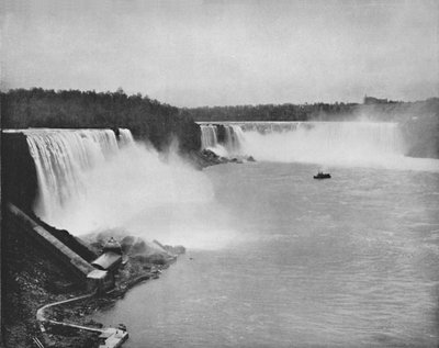 Die allgemeine Umrisse von Niagara, 19. Jahrhundert von Unbekannt