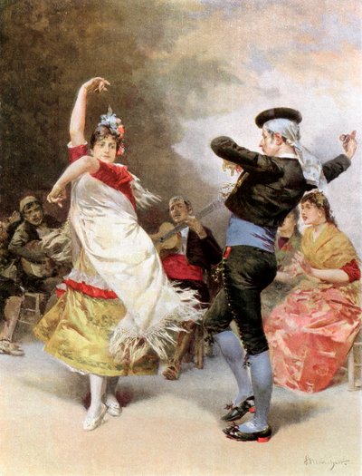 Die Gitanas von Granada, 1889 von Unbekannt
