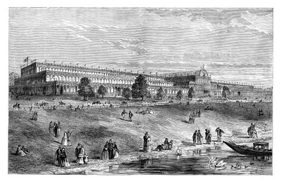Die Große Ausstellung, Hyde Park, London, um 1851, 1888 von Unbekannt