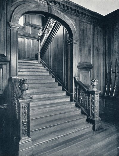Die große Treppe des Palastes, um 1938 von Unbekannt