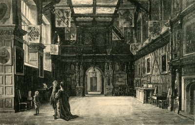 Die Halle, Audley End, 1898 von Unbekannt
