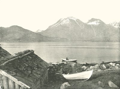 Der Hardangerfjord bei Rosendal, Norwegen, 1895 von Unbekannt