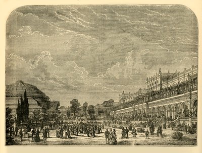 Der Gartenbau und das Ausstellungsgebäude, ca. 1876 von Unbekannt